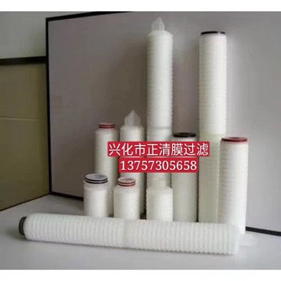 Polyvinylidene fluoride folded filter (PVDF)